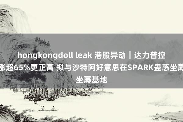 hongkongdoll leak 港股异动｜达力普控股大涨超65%更正高 拟与沙特阿好意思在SPARK蛊惑坐蓐基地