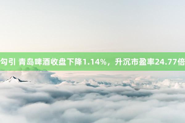 勾引 青岛啤酒收盘下降1.14%，升沉市盈率24.77倍