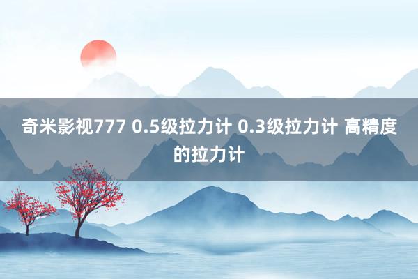 奇米影视777 0.5级拉力计 0.3级拉力计 高精度的拉力计