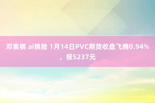 邓紫棋 ai换脸 1月14日PVC期货收盘飞腾0.94%，报5237元